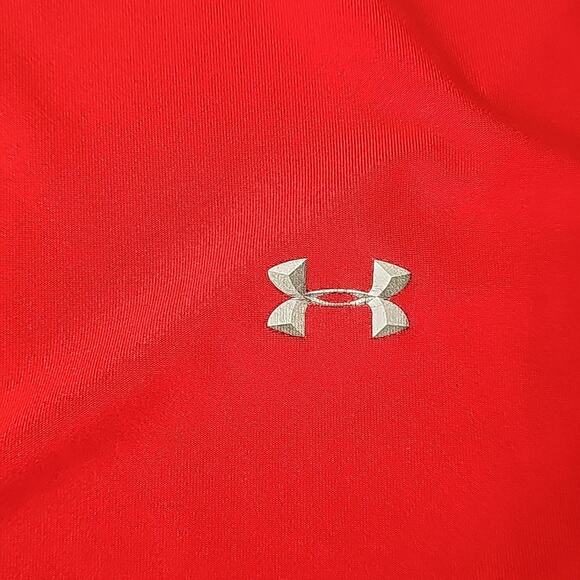 Under Armour Heatgear Mens Sz XL  Red Short Sleeve Tee Shirt - Picture 3 of 9